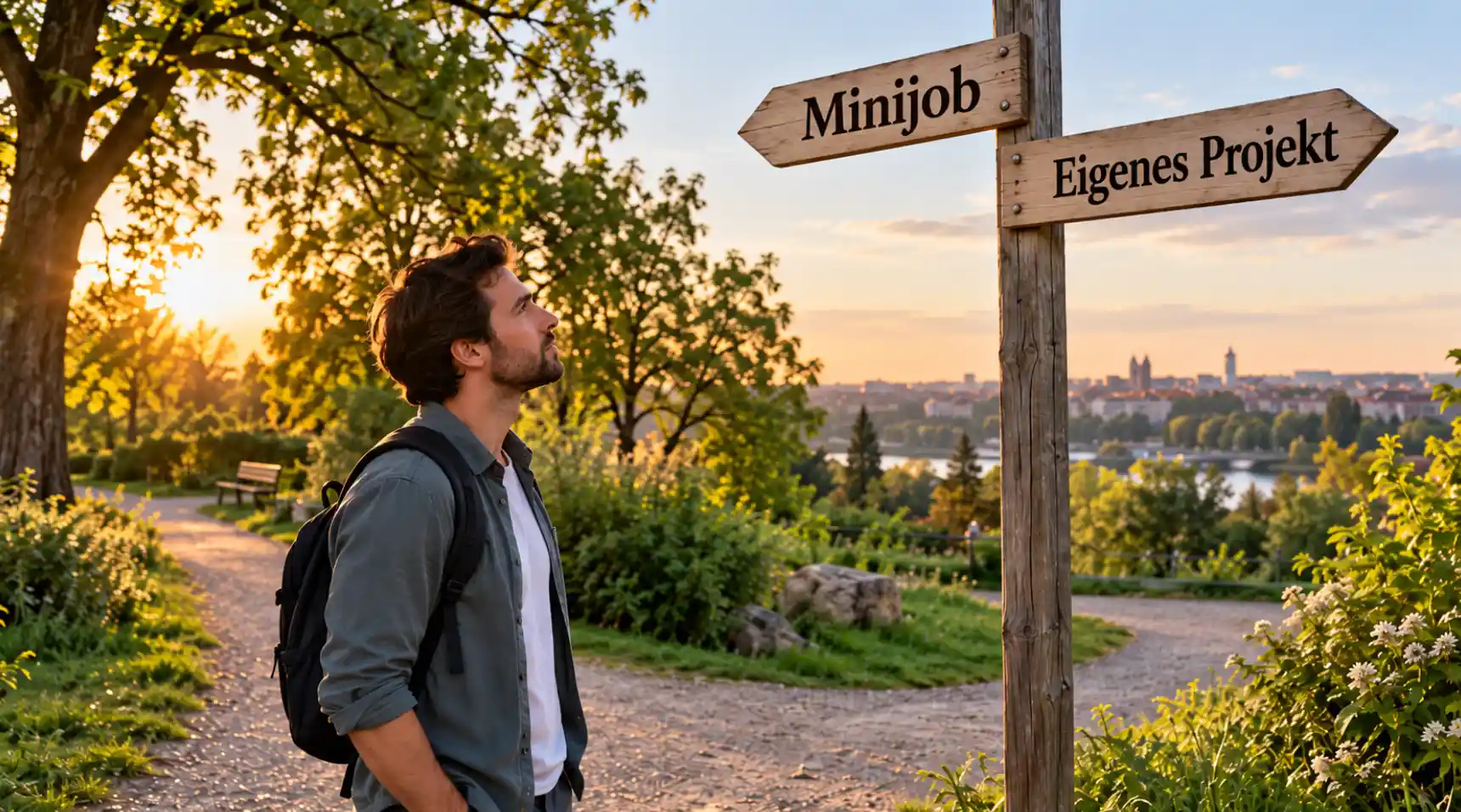 Online Minijob von zuhause: Mann findet am Smartphone eine passende Stelle im Homeoffice